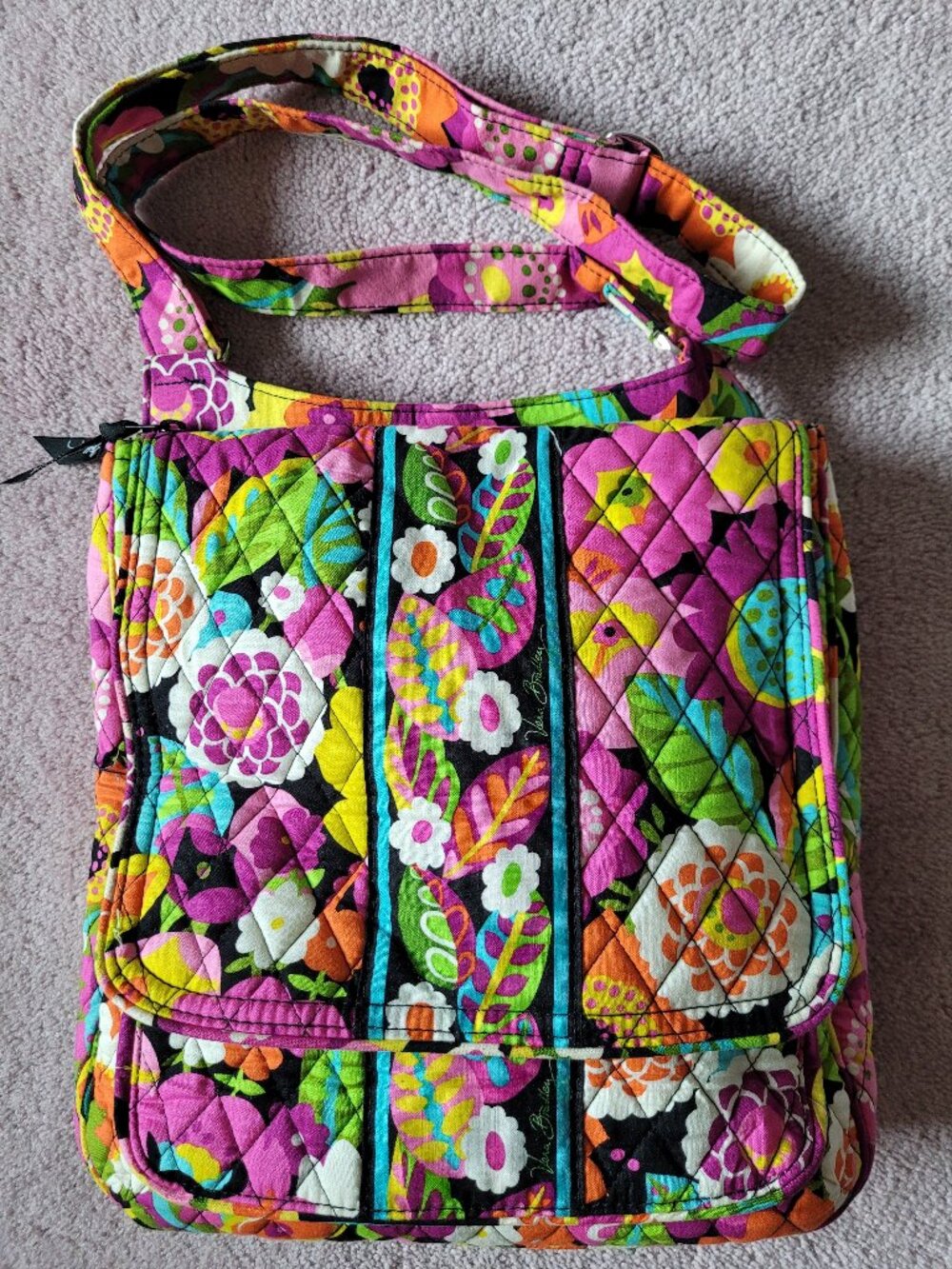 Vera Bradley Clare Crossbody Bag Va Va Bloom Toropical Floral